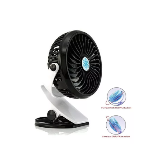 Mini Ventilador de Clip Portátil Recargable